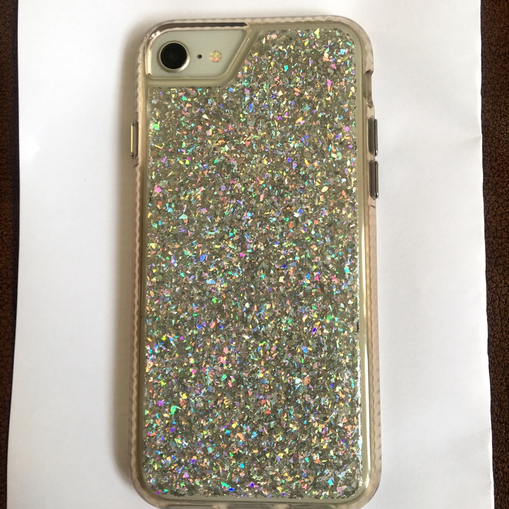 Holographic glitter iPhone case